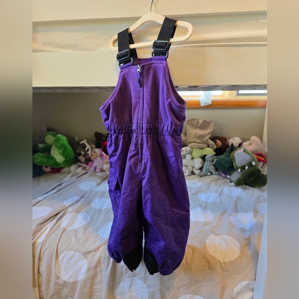 REI Purple Kids Ski Bibs Snow Pants